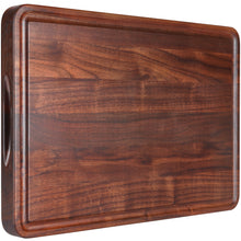Load image into Gallery viewer, walnut cutting board

