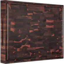 Load image into Gallery viewer, AZRHOM Extra Large Thick Walnut Wood End Grain Cutting Board 20x15x2 In, Wooden Butcher Block, Chopping Board For Kitchen with Juice Groove Handles Non-Slip Pats (Gift Box)