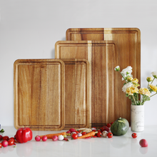 Load image into Gallery viewer, acacia wood cutting board