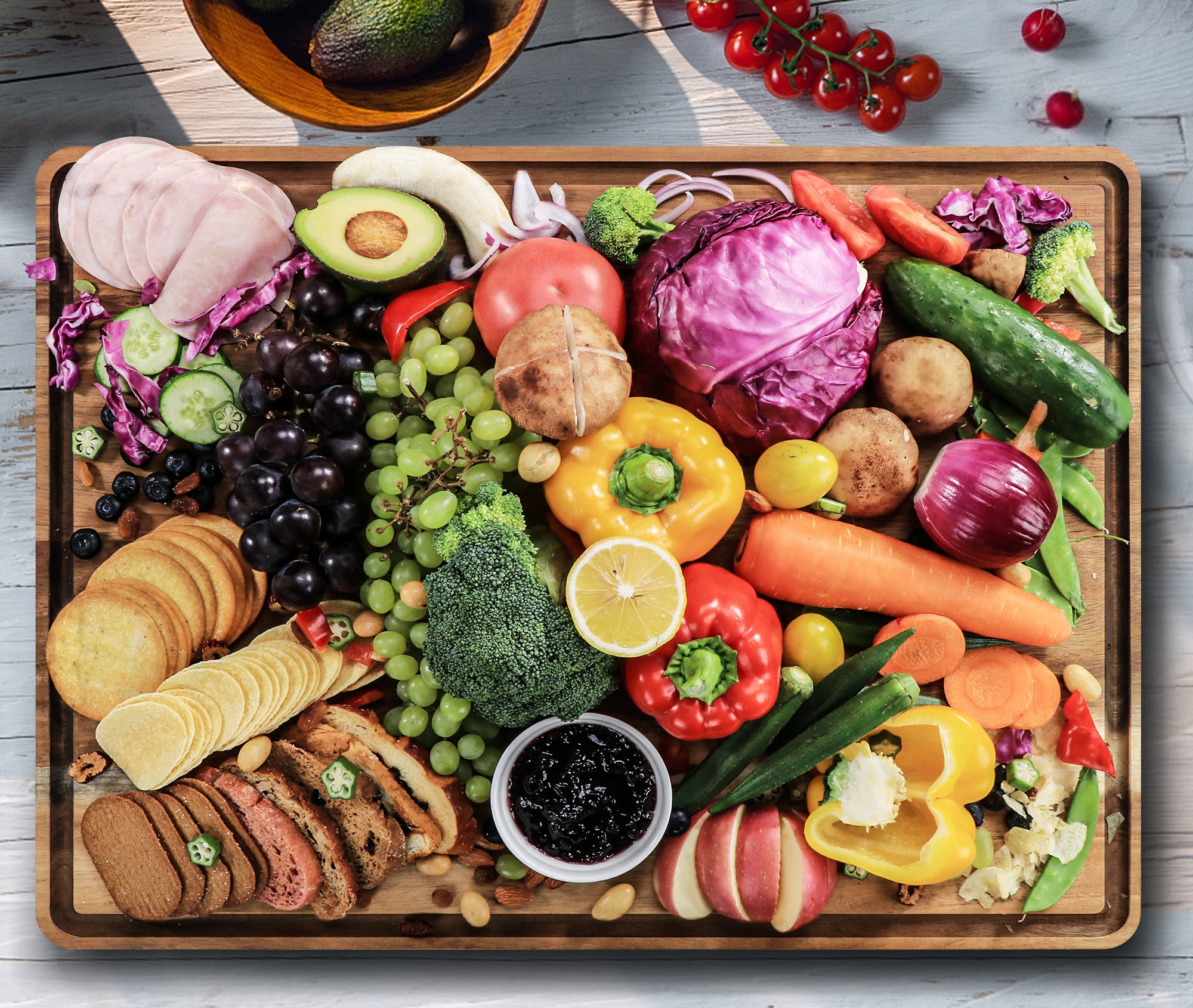 This Oversized Cutting Board Doubles as a Charcuterie Tray